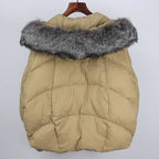 2023 Real Fox Fur Collar Hooded Winter Jacket Women Natural Thick Warm Loose Oversize Duck Down Coat Streetwear Outerwear VELORIA - Thread of Generations