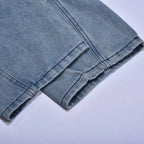 Men's Fashion Jeans Pants High Waist Straight Wide Leg Loose Skateboarding Denim Trousers Male Baggy Slim Fit Versatile Trouser VELORIA - Thread of Generations