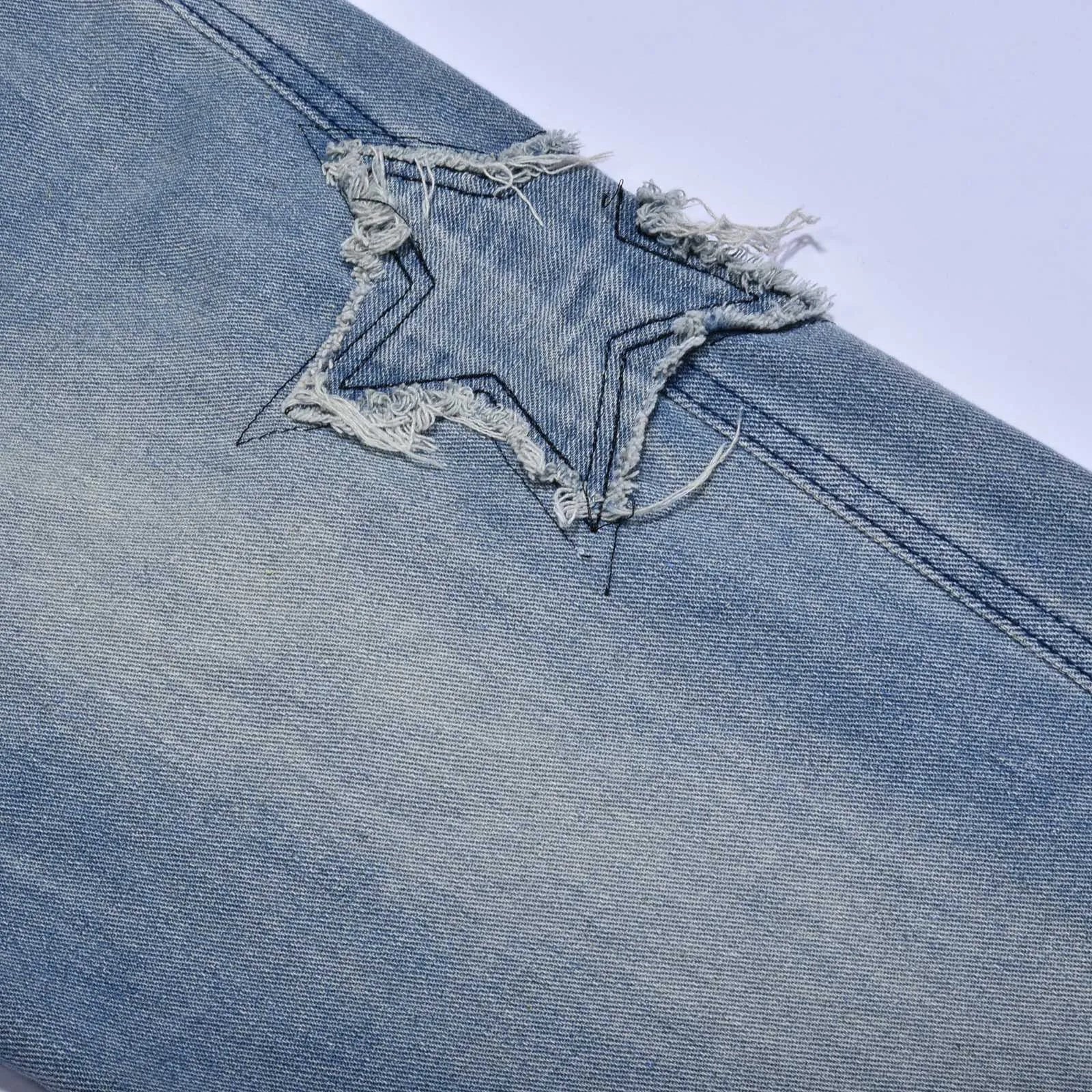 Men's Fashion Jeans Pants High Waist Straight Wide Leg Loose Skateboarding Denim Trousers Male Baggy Slim Fit Versatile Trouser VELORIA - Thread of Generations