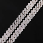 13mm Micro Pave Prong Cuban Chain Necklaces Fashion Hiphop Full Iced Out Cubic Zirconia Jewelry For Men Women eprolo