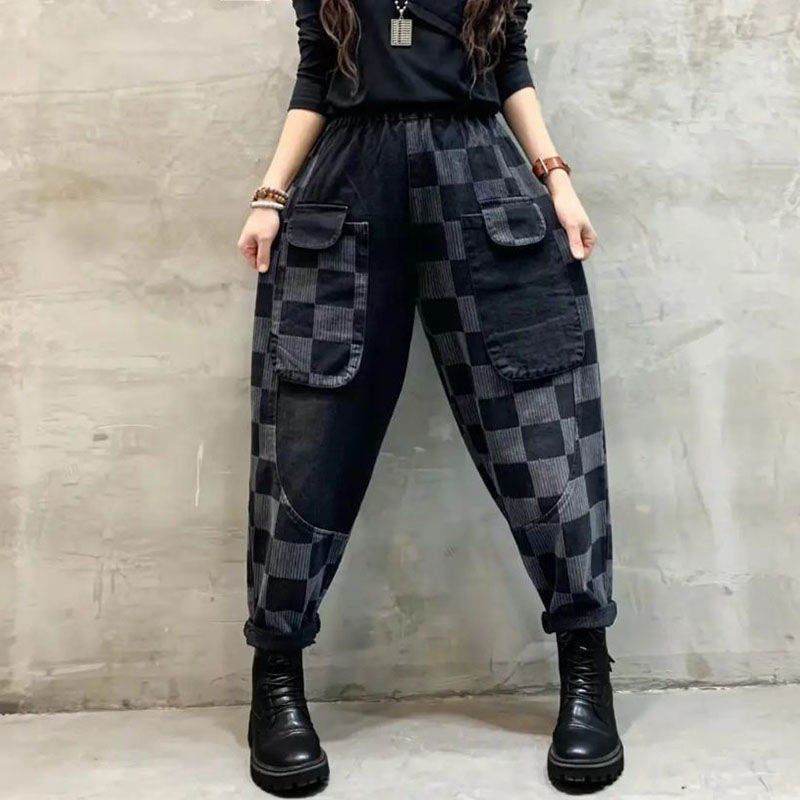 Spring New Arrival Fashionable Printed Jeans LittleYogaSocks
