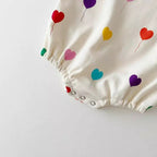 Baby Wrapping Clothes Korean Style Love Print Romper VELORIA - Thread of Generations