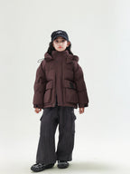Children's White Duck Down Warm Coat Winter Boys' New LittleYogaSocks