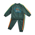 Veloria Fashion Simple Sports Children's Leisure Suit LittleYogaSocks