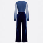 Velvet Jumpsuit With An Elegant Sophisticated Vibe VELORIA - Thread of Generations