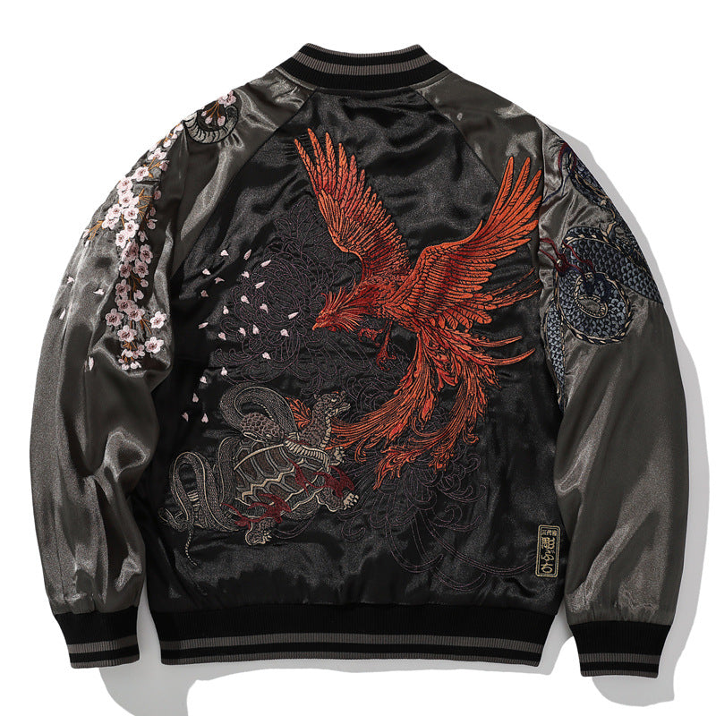 Men's Embroidered Quadruped Jacket LittleYogaSocks