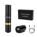 Cordless wireless tattoo pen with cutting-line technology for clean, precise lines. Lightweight, ergonomic design with extended battery life—ideal for detailed work and fine linework without cable hassle. VELORIA - Thread of Generations