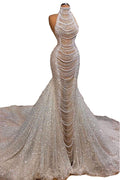 Veloria Luxurious High-Waisted Fishtail Dress LittleYogaSocks