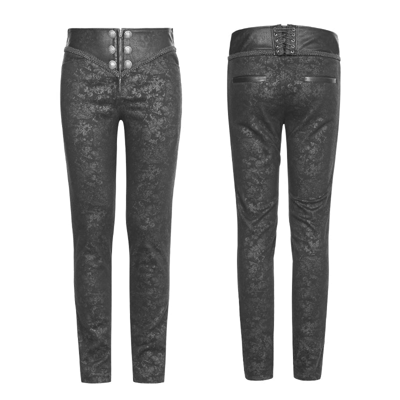 Gothic Men's Lolita Punk Vintage Pants LittleYogaSocks