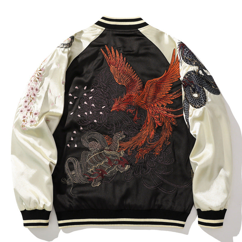 Men's Embroidered Quadruped Jacket LittleYogaSocks