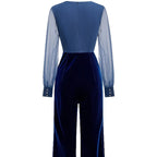 Velvet Jumpsuit With An Elegant Sophisticated Vibe VELORIA - Thread of Generations