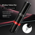 Cordless wireless tattoo pen with cutting-line technology for clean, precise lines. Lightweight, ergonomic design with extended battery life—ideal for detailed work and fine linework without cable hassle. VELORIA - Thread of Generations