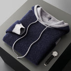 Knitted Hooded Pullover Sweater Coat LittleYogaSocks