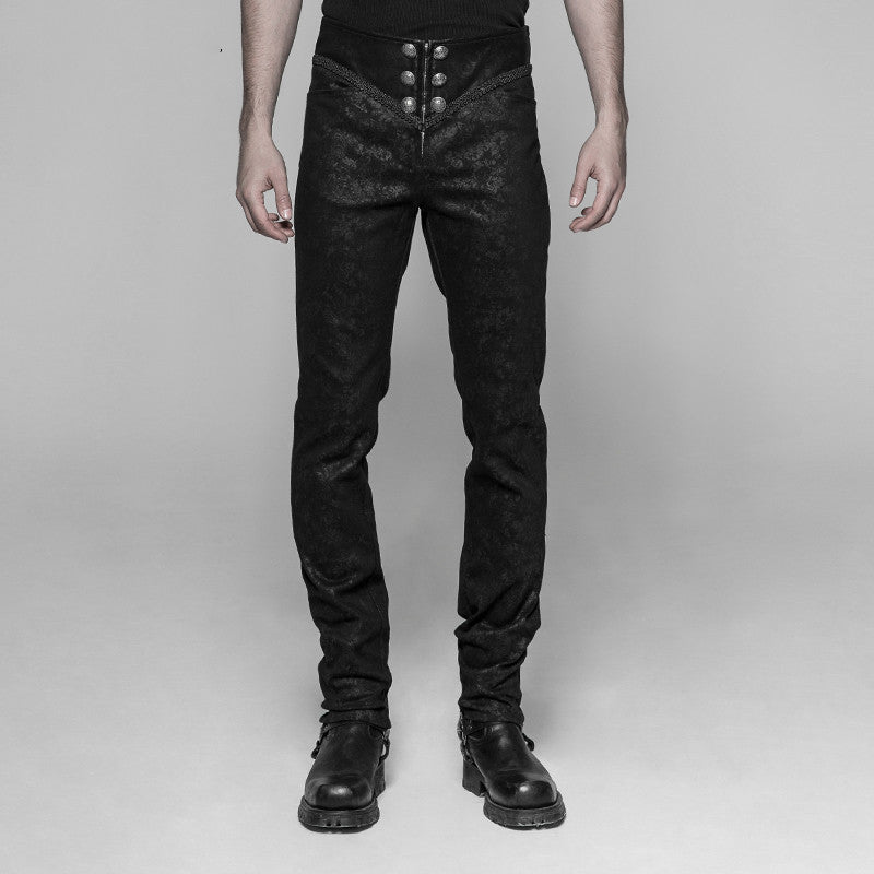 Gothic Men's Lolita Punk Vintage Pants LittleYogaSocks