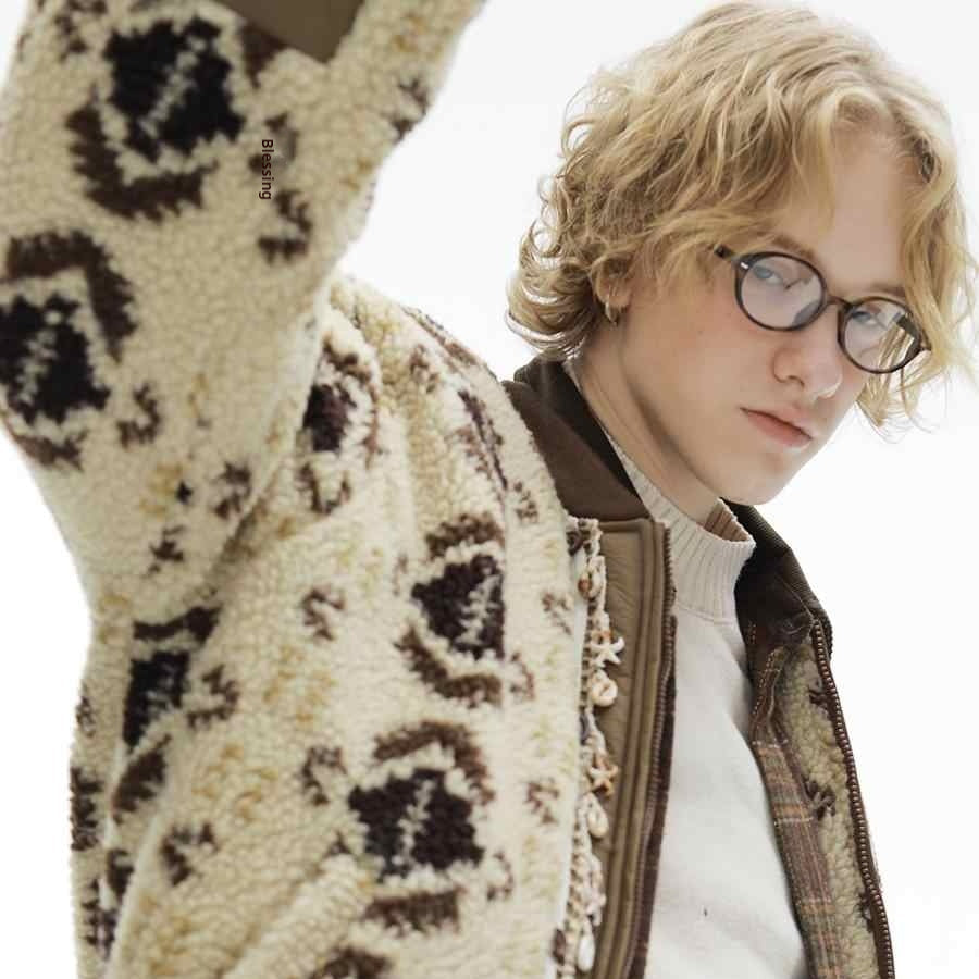 Men's Thick Lamb Wool Jacket With Added Fleece LittleYogaSocks