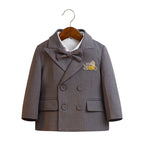 Boys' Suit Vest Set Introduce your young gentleman to timeless tailoring with this expertly crafted vest set, designed for spring and autumn occasions. LittleYogaSocks