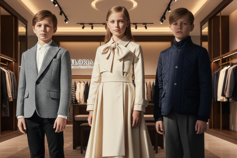 KID'S LUXURIOES APPEARANCES COLLECTION PAGE IMAGE (Strength, tailored for modern form)